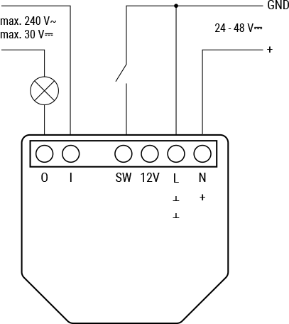 Shelly Plus 1 24V Wiring